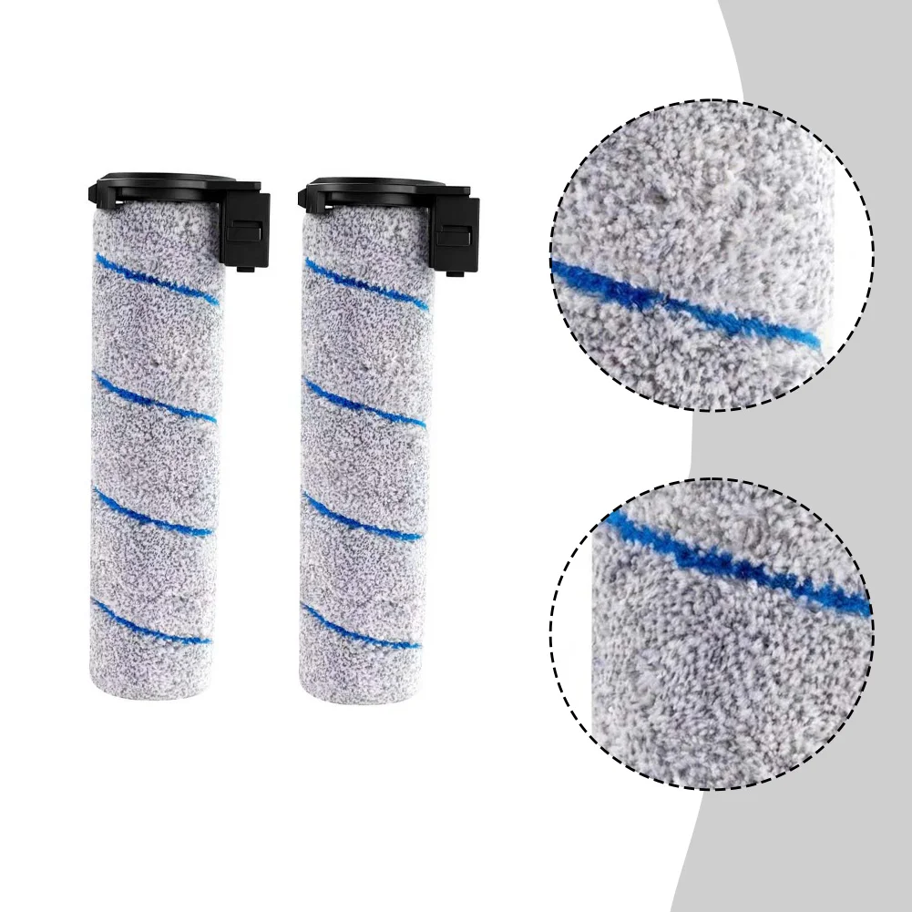 Durable= Fiber Roller Brush Set For Rowenta=X-Clean=2 X-Clean=4 Vacuums Easy Install Deep Cleaning Accessory Replacement Part