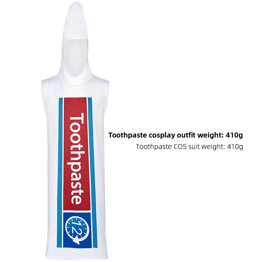 زي تنكري للأزواج على شكل فرشاة أسنان مضحكة، ملابس لعب الأدوار، إصدار جديد لربيع 2023