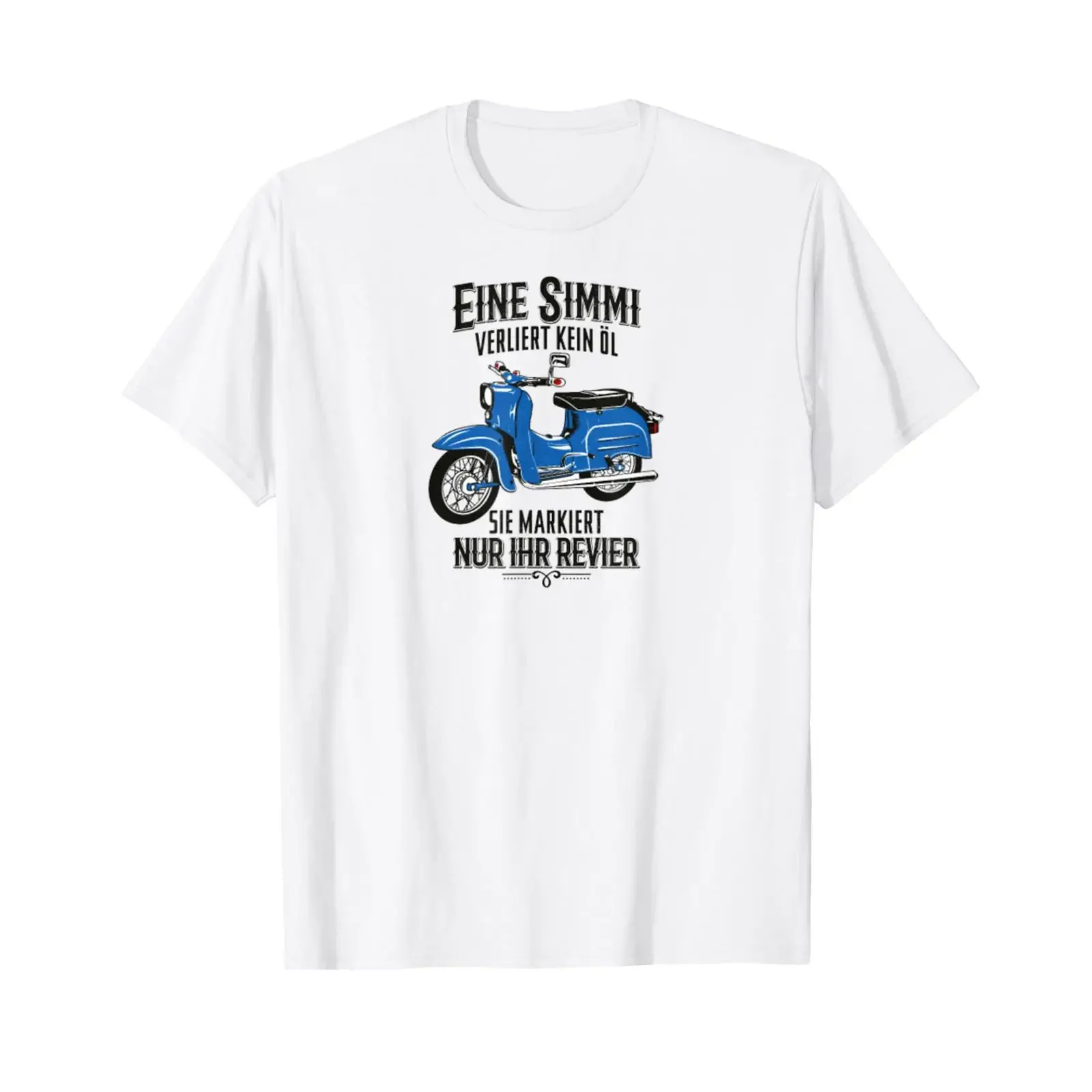 Simson Schwalbe Kr51 T Shirt Ein Simmi Loses No Oil vintage Washed Top For Everyday Wear Soft graphic designer clothes Slightly