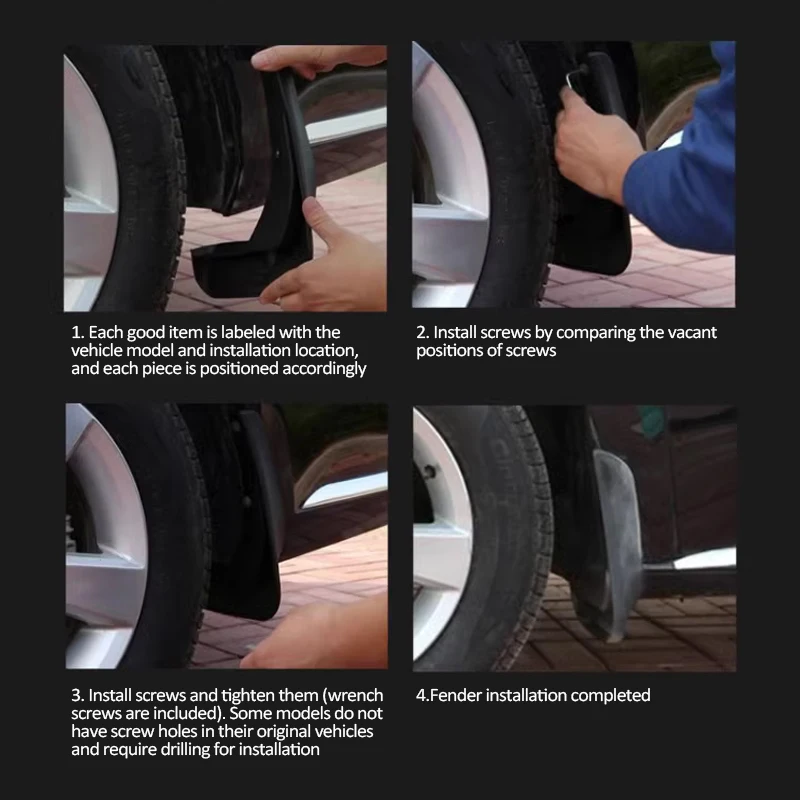 

Car Mud Flaps For Li Auto L7 Lixiang L7 2024 2025 2026 Car Wheel Mudflaps Splash Guards Mud Flaps Fender Car Auto Accessories