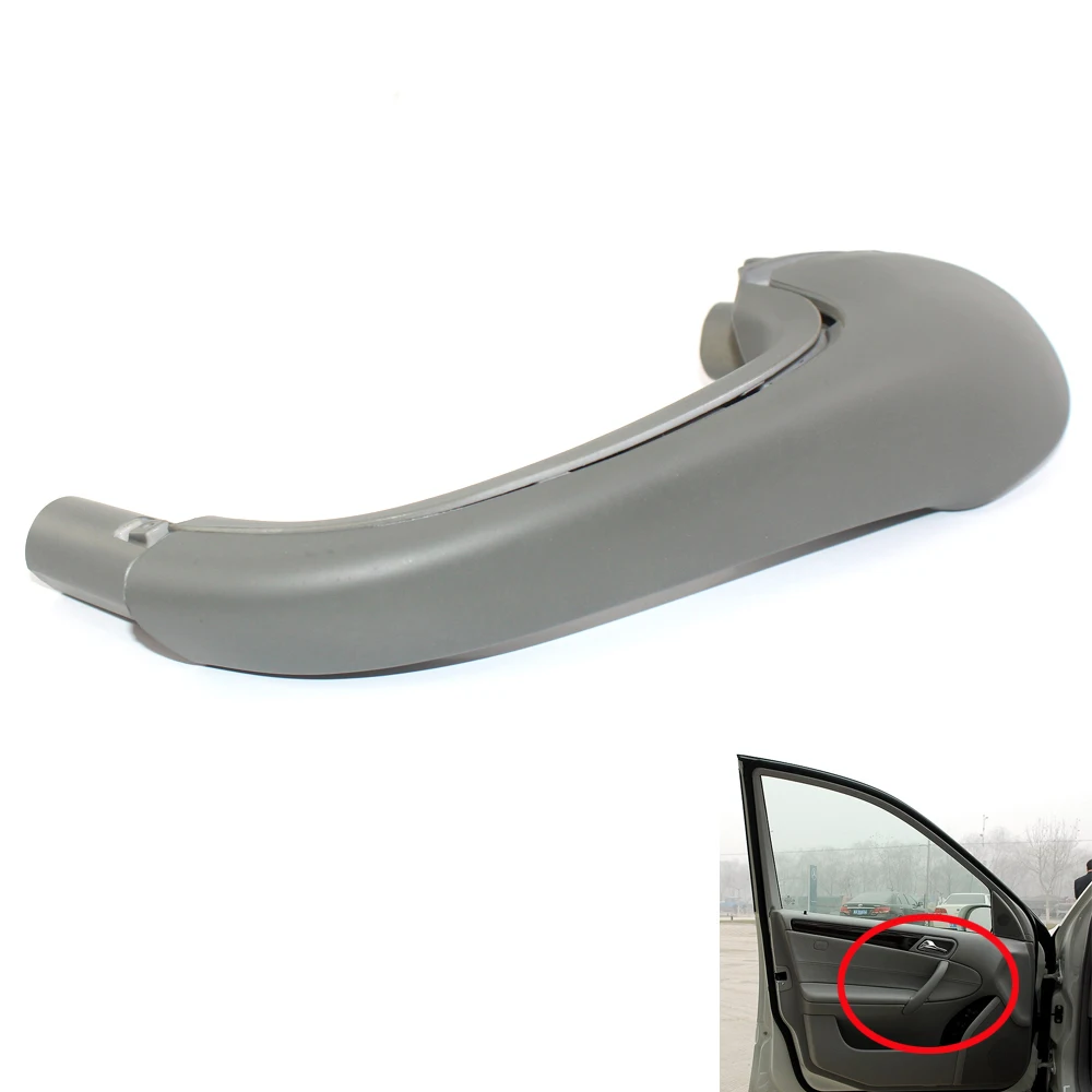 

FRONT LEFT Grip Door Handle Gray for Mercedes C Class W203 C230 C240 C280 C350 C320 2003-07 ABS Plastic