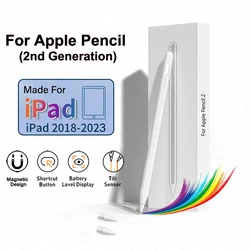 Apple Pencil 2세대 팜 거부 전원 디스플레이 Ipad 연필 펜 iPad Pro 11 12.9 Air 7 8 9 10th Mini 2018-2023 액세서리