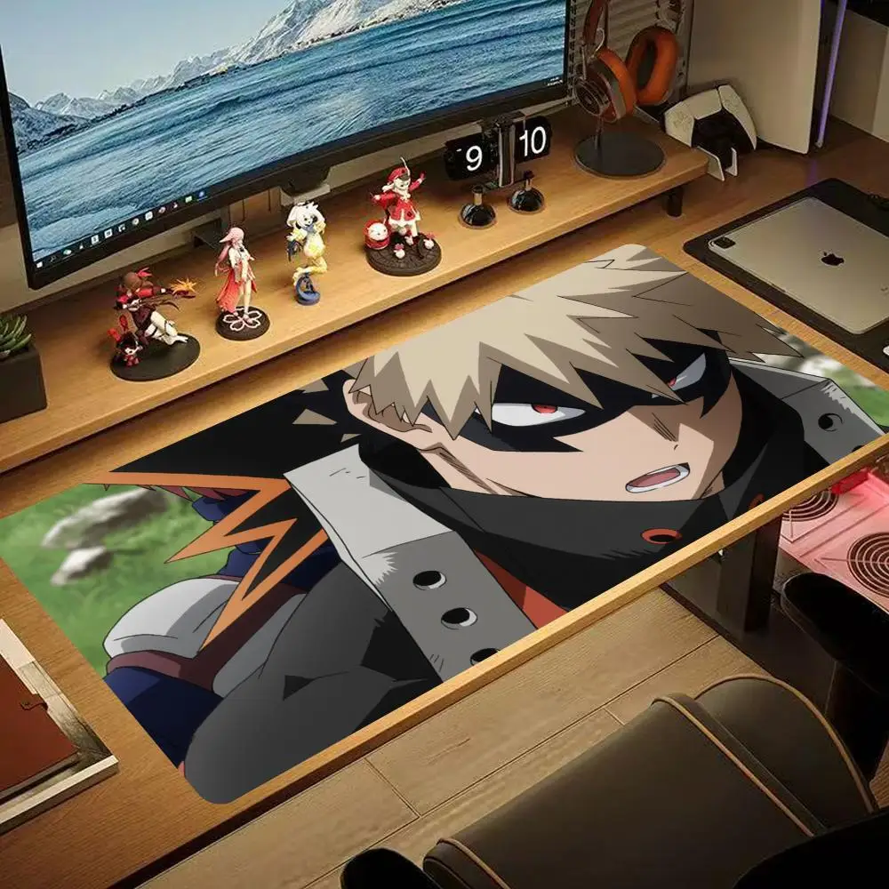 

Animation B-Bakugo K-Katsuki Mouse Pad 90x40CM non-slip Gaming Mousepad Gamer E-Sports Mouse Mat Game Mechanical Keyboard