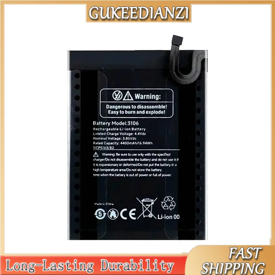 

Mobile Phone Battery 4400mAh For Ulefone Note 16 Pro Pro 3106 Reliable Replacement
