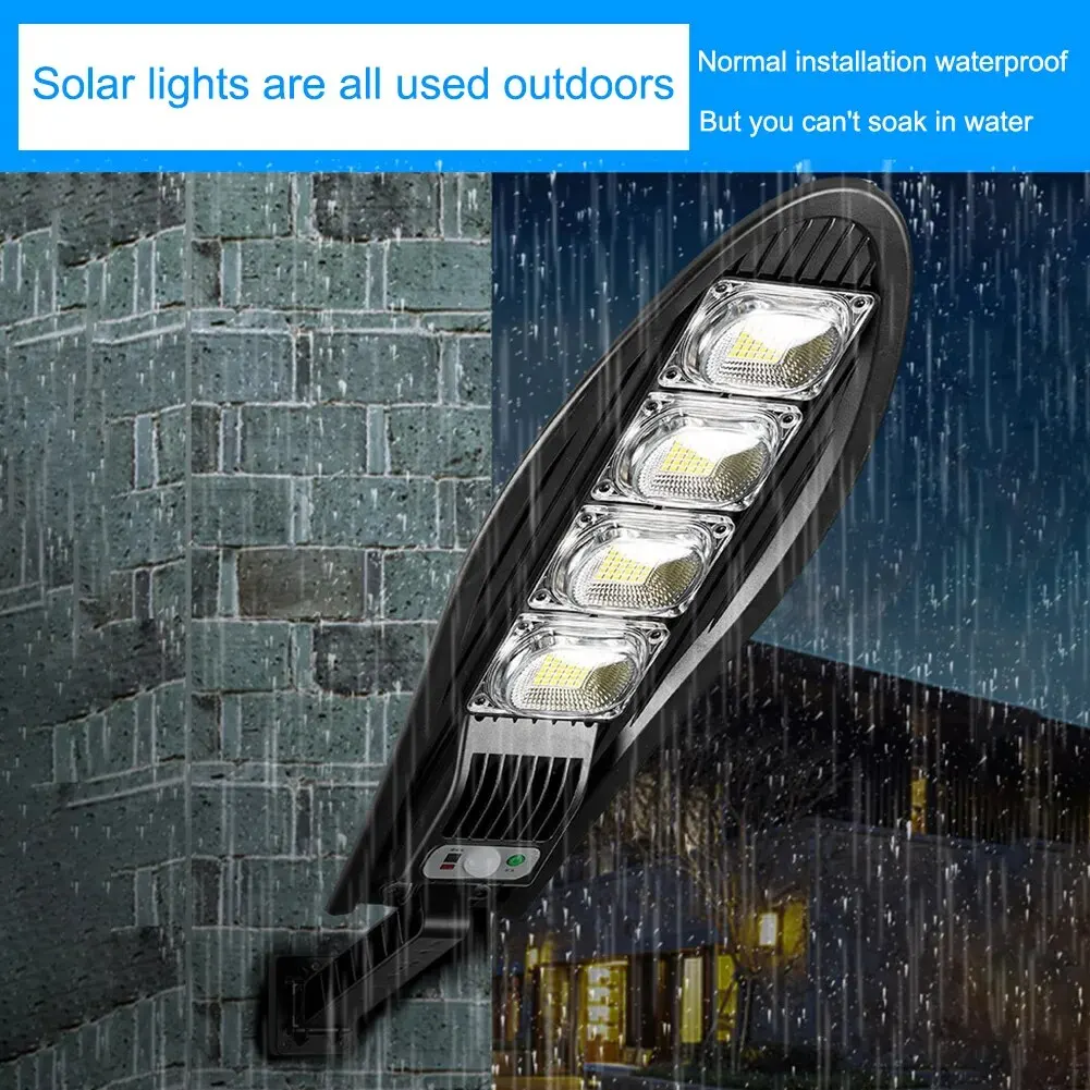 

Solar Street Lights Outdoor Waterproof LED Solar Light With Motion Sensor Remote Control For Garden Street Patio Yard
