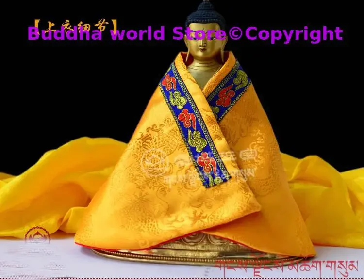 Wholesale Buddhist supply # holiest buddha Cape cassock Robe clothes hat of Tibet Nepal Shrine FOR 12