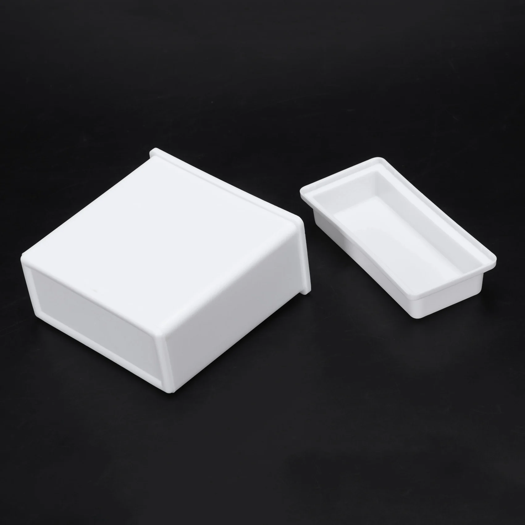 HLZS-2 In 1 White 48 Pieces Microscope Slides Staining Rack Dish Set
