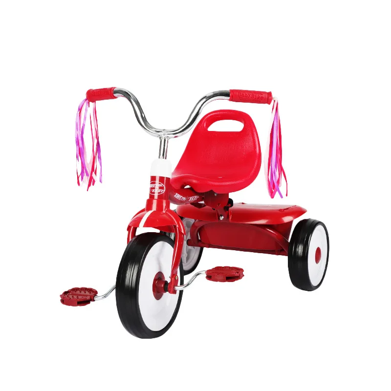 Children's trolley balance bike three-in-one-year-old pulley trolley folding tricycle