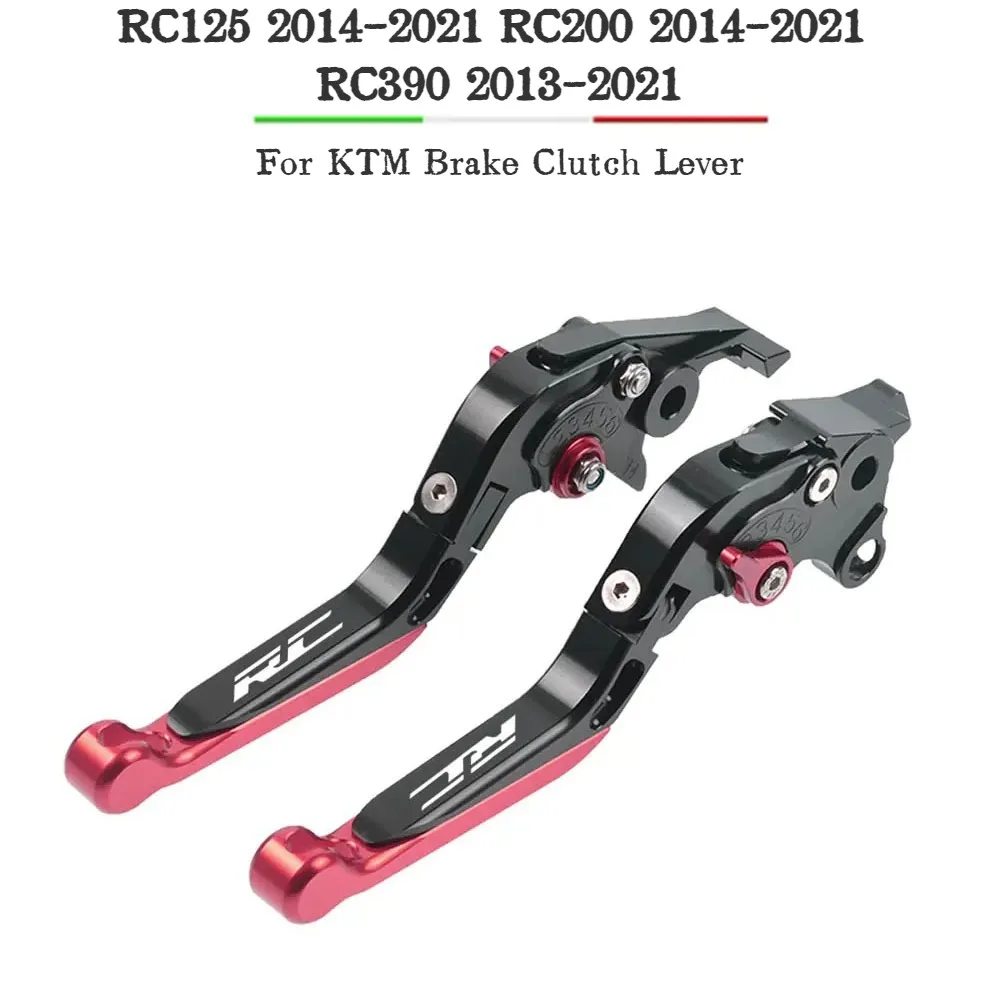 

Для KTM RC125 2014-2021 RC200 2014-2021 RC390 2013-2021 рычаг тормозной муфты CNC алюминиевая выдвижная регулируемая фотовспышка