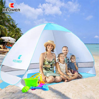 Pop Up Tent Foldable Automatic Lightweight Beach Tent Sun Shelter Instant UV UPF 50+ Outdoor Camping Tent Easy to Install