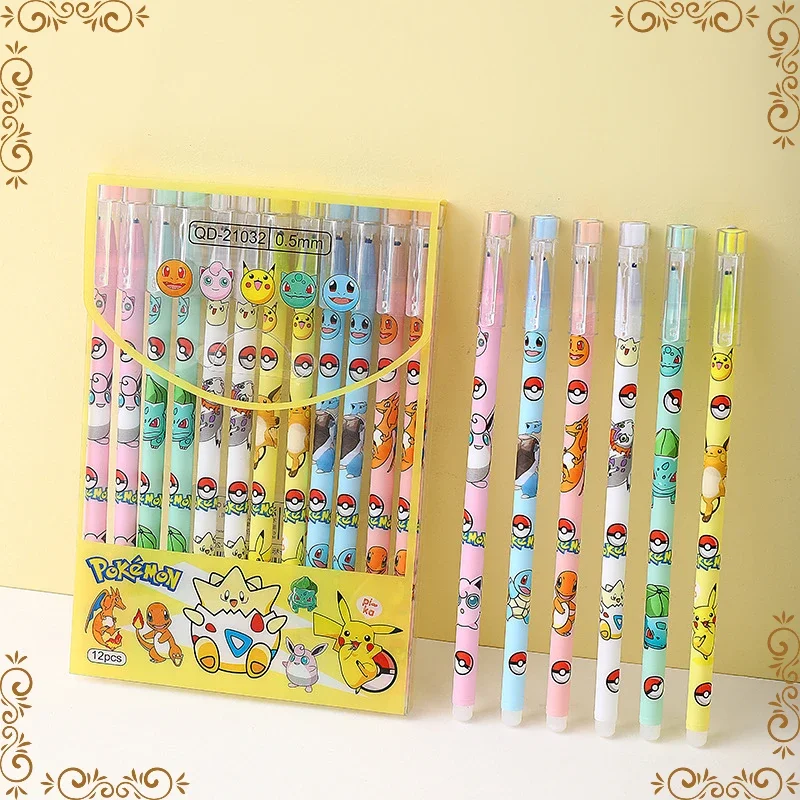 

Wholesale Cartoon Cute Pet Combination Straight Erasable Gel Pen Cute High-value Styling Signature Pen Student Stationery