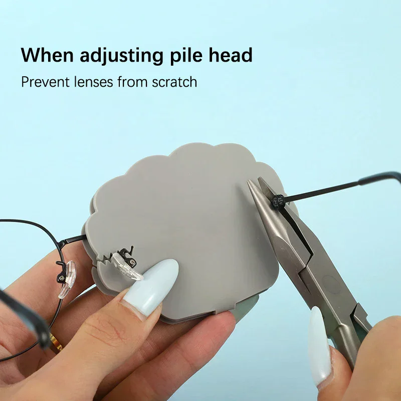 Double-sided Silicone Glasses Lens Cover Protect Scratch-resistant Anti-wear for Repairing Eyeglasses and Protecting Lenses