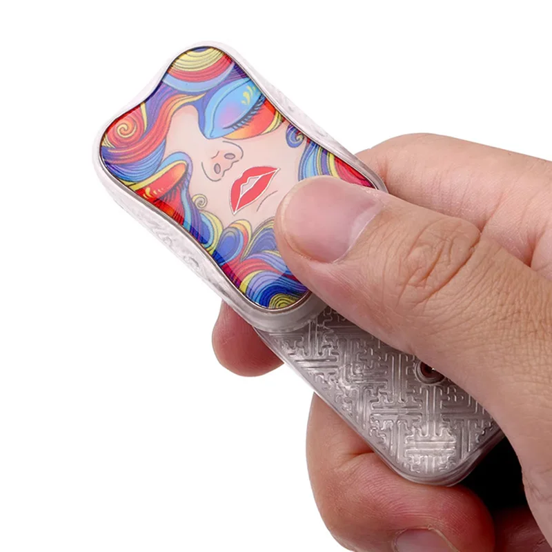 Arc-en-ciel fille illimité poussant curseur EDC Fidget jouets Anti-Stress tdah outil haptique curseur Fidget Spinner jouets cadeaux