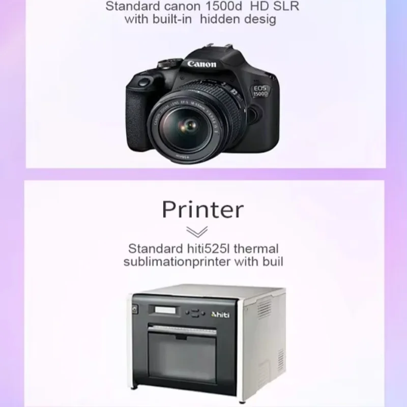 panic buying New Adjustable Wholesale Customized Mirror Photo Booth With Commercial Rental Wide Meet Mirror Photo Booth