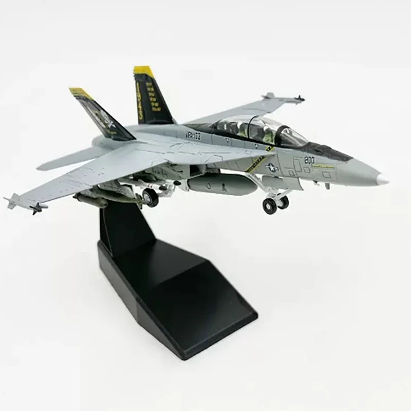 1/100 Scale Model Toys F18 Grumman Tomcat F/A-18F VF103  Pirate Flag Fighter USAF Army Air Force Diecast Metal Plane Model Toy