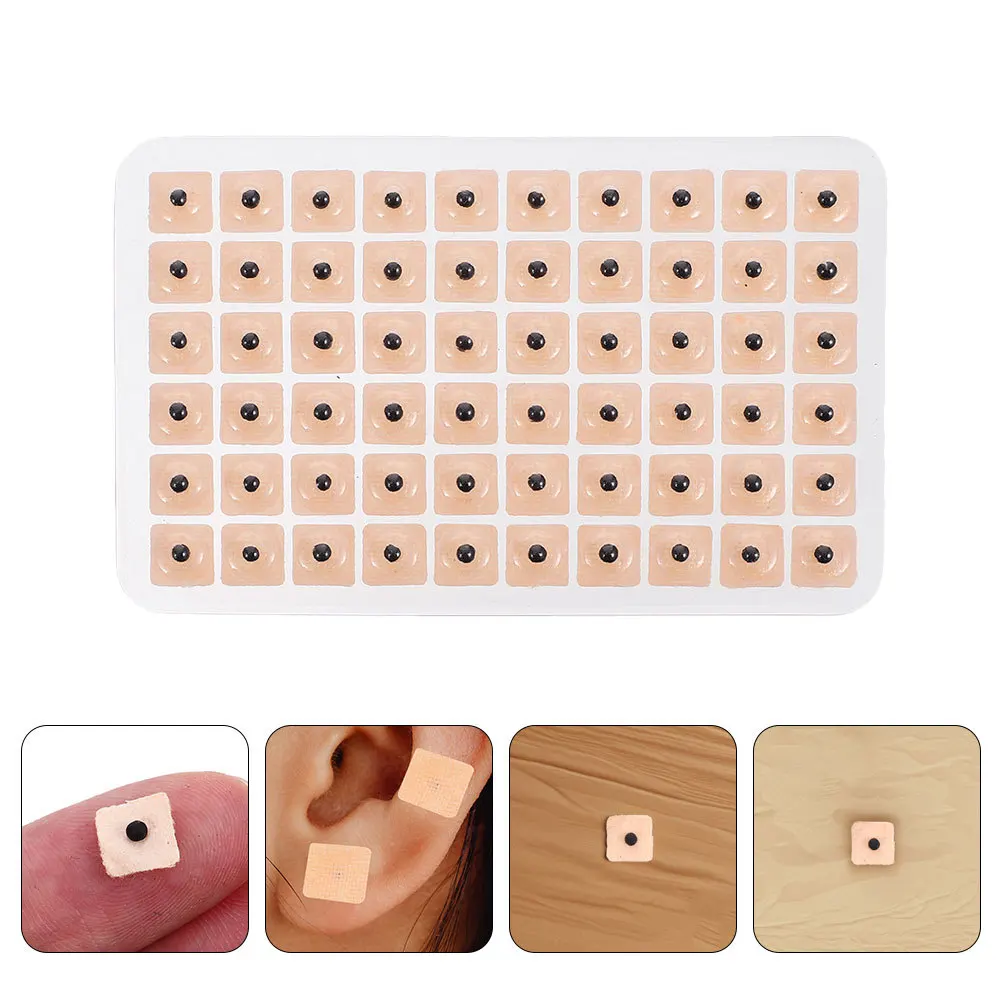 

20 листов бусины для акупрессуры ушей, пластыри для снятия стресса и релаксации, уход за собой, наклейки для акупунктуры, лечение массажа ушей