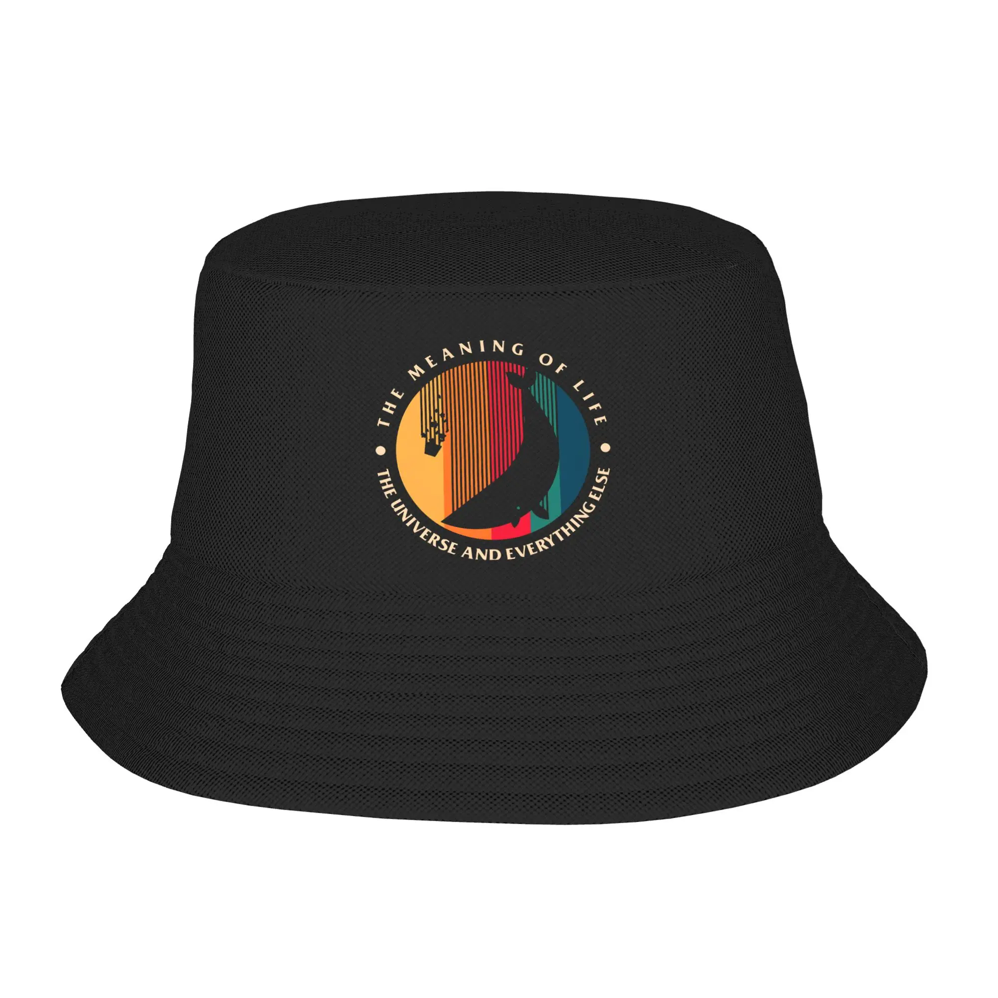 Men Women Harajuku dont panic 42 The Answer To Life The Universe And Everything Douglas Adams  Bucket Hats Outfits  Bob Hats