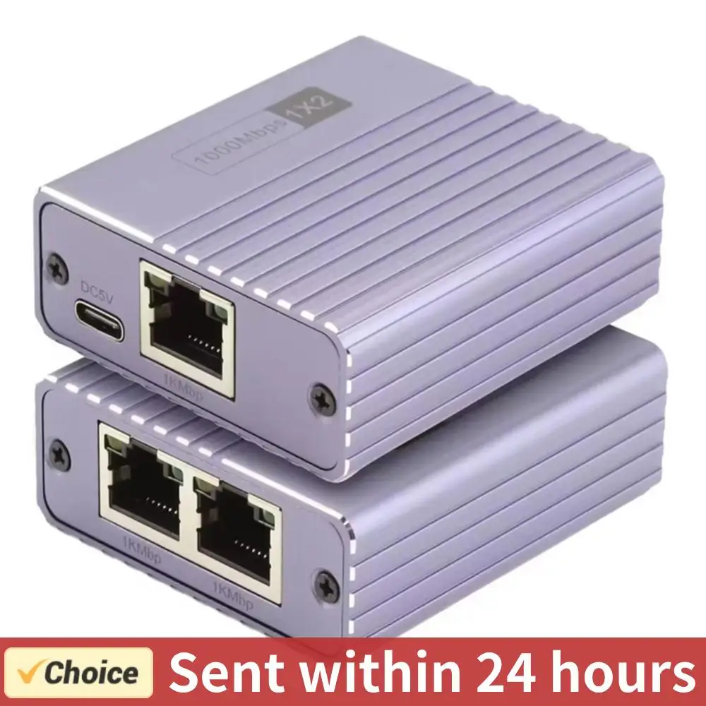 

Gigabit Ethernet Splitter 1 To 2/3/4 Gigabit RJ45 LAN Network Extension 1000Mbps LAN Gigabit Extension Adapter Network Connector