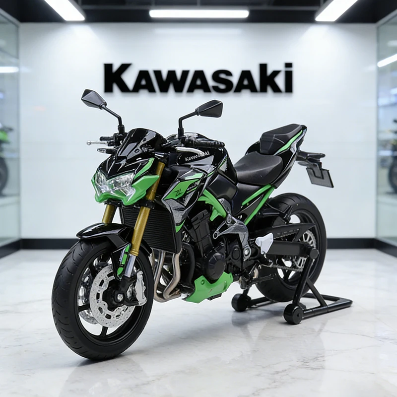 

Модель мотоцикла WELLY 1/12 Kawasaki Z900SE 2024 из сплава с имитацией амортизаторов, коллекционная игрушка, подарок