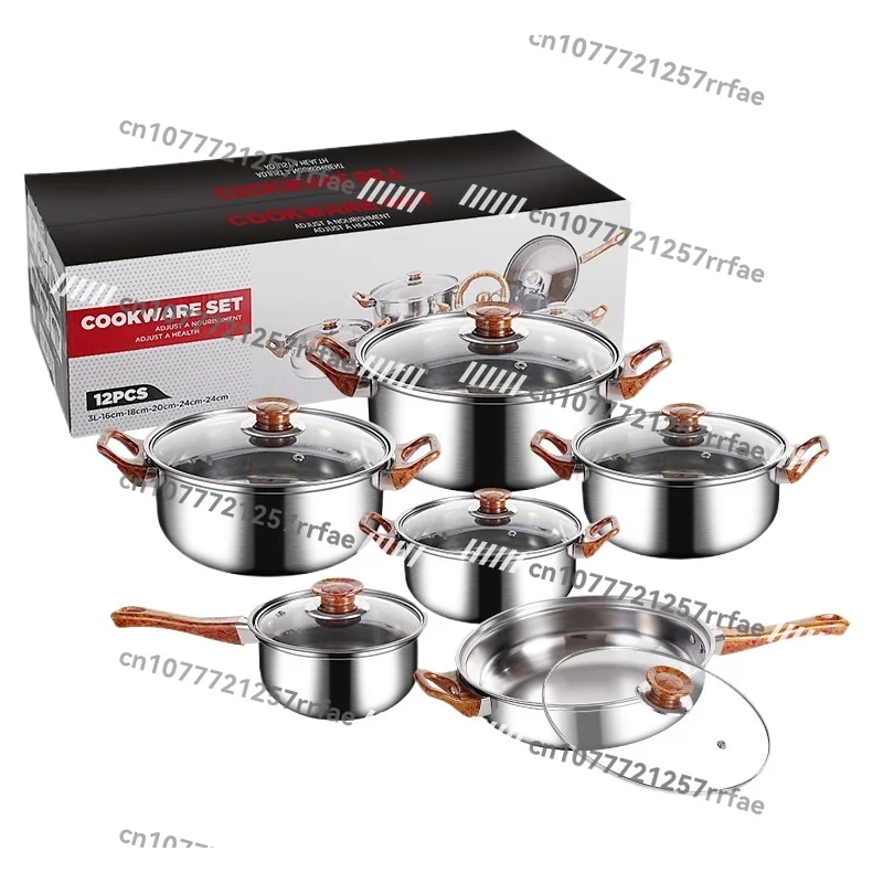 

Non-stick stainless steel induction cooker set kitchen utensils