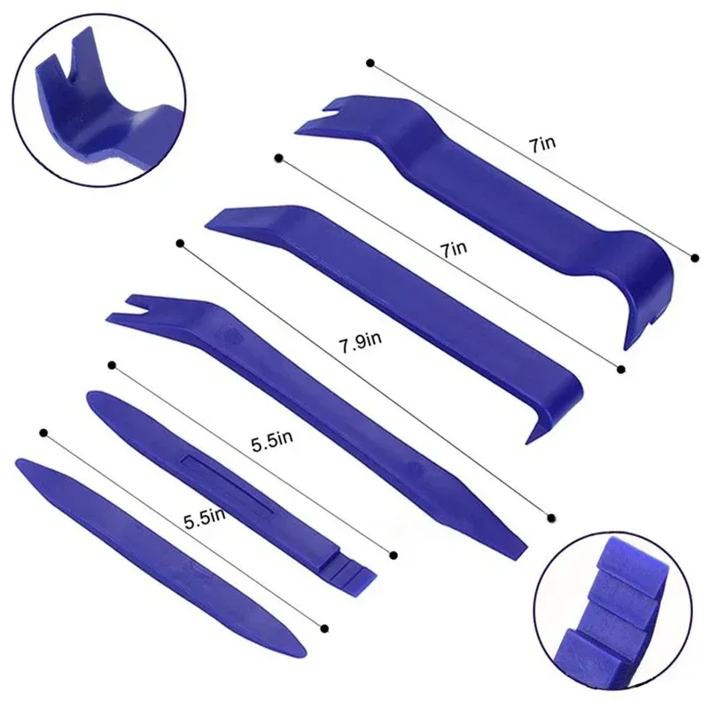 Plastic Pry Tools for Cars Interior Trim Removal Set for Door Dash Radio Audio - Automotive Trim Pliers Set