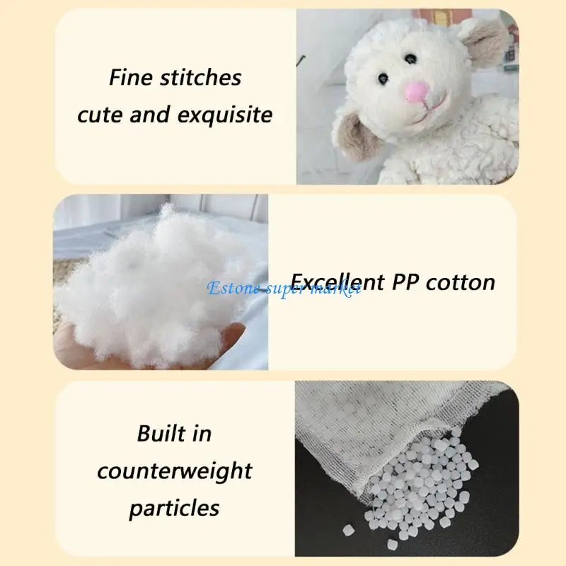 090B peluche mouton PP coton rempli poupée en peluche oreiller en peluche Animal compagnon câlin pour adultes enfants cadeau