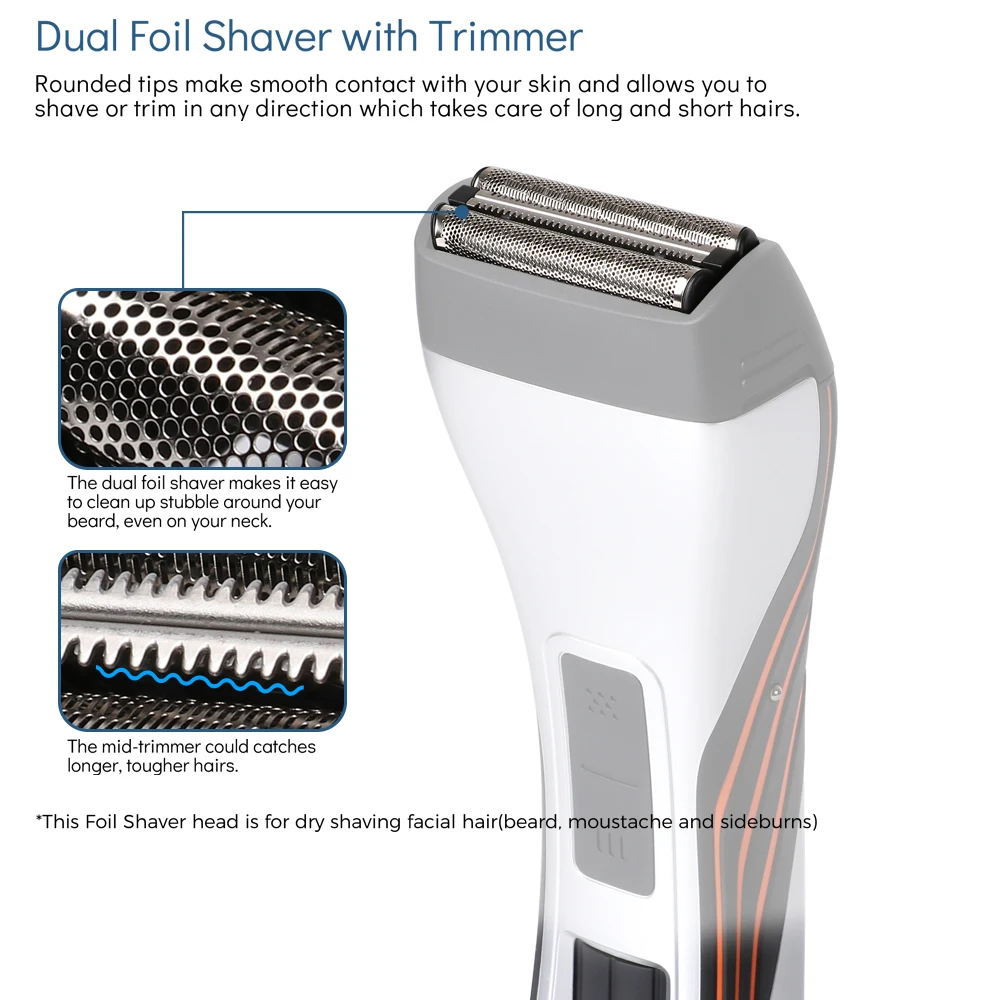 شفرات قطع رأس ماكينة الحلاقة وشبكة شاشة الرقائق المعدنية لاستبدال جزء التشذيب فيليبس QC5550 QC5580 QC5570 QC5510 QS6140 QS6160