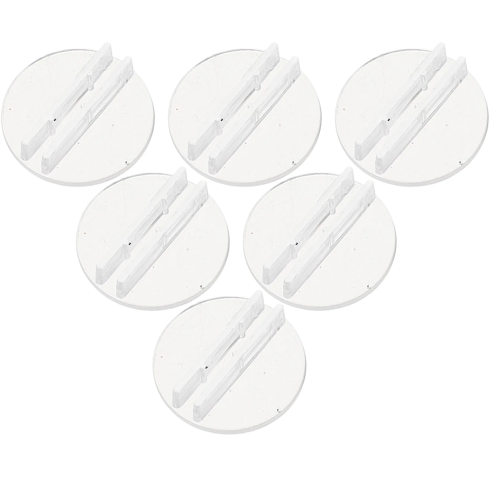 

100 Pcs Business Card Holder for Desk Display Rack Table Number Multiple Plastic Vertical Practical Holders Organizer