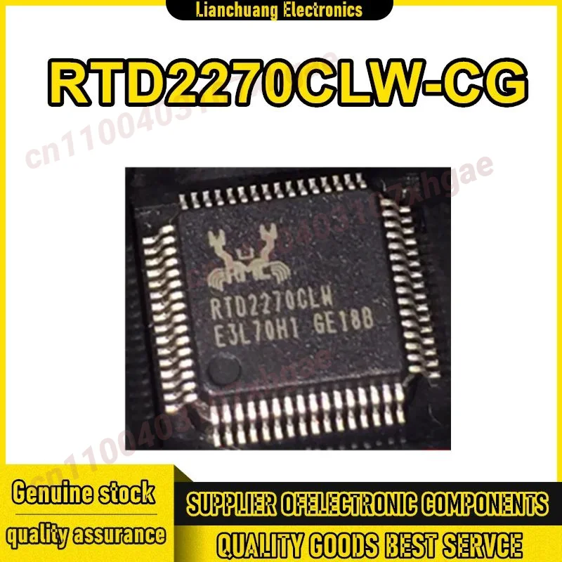 

RTD2270CLW-CG RTD2270CLW QFP64 ЖК-драйвер чип IC чипсет Новый на складе