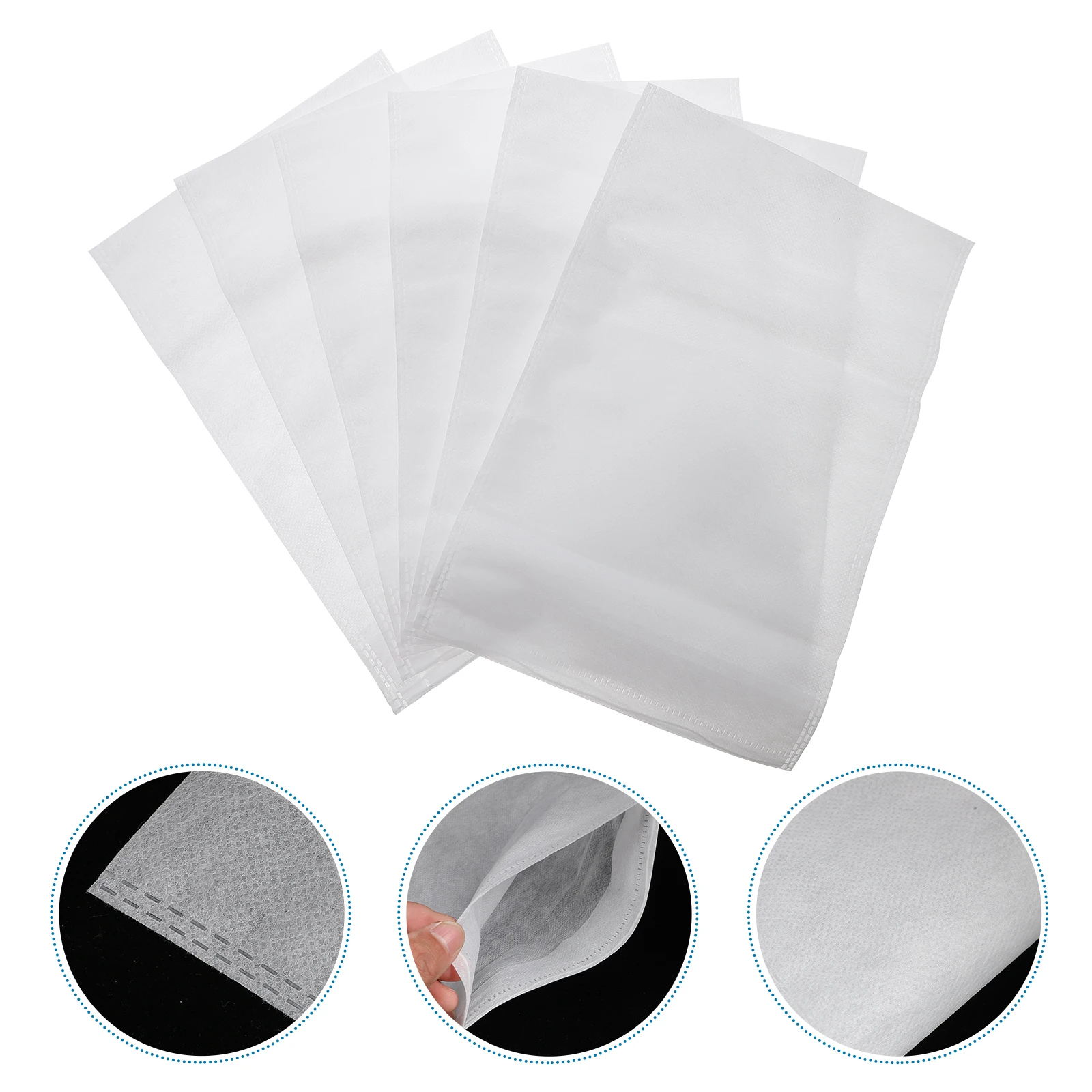 

100 Pcs Fruit Protection Bags Breathable Sun Proof Pest Control Nursery Cloth White Garden Breeding Grapes Vegetables