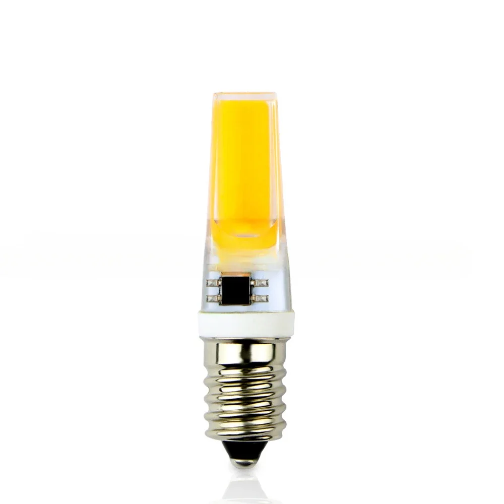 Bombilla LED E14 G4 G9, CA DC12V 220V 3W 6W COB, reemplazo de luz halógena 30W 60W, lámparas de araña ultrabrillantes, blanco frío y cálido, lote de 10 unidades