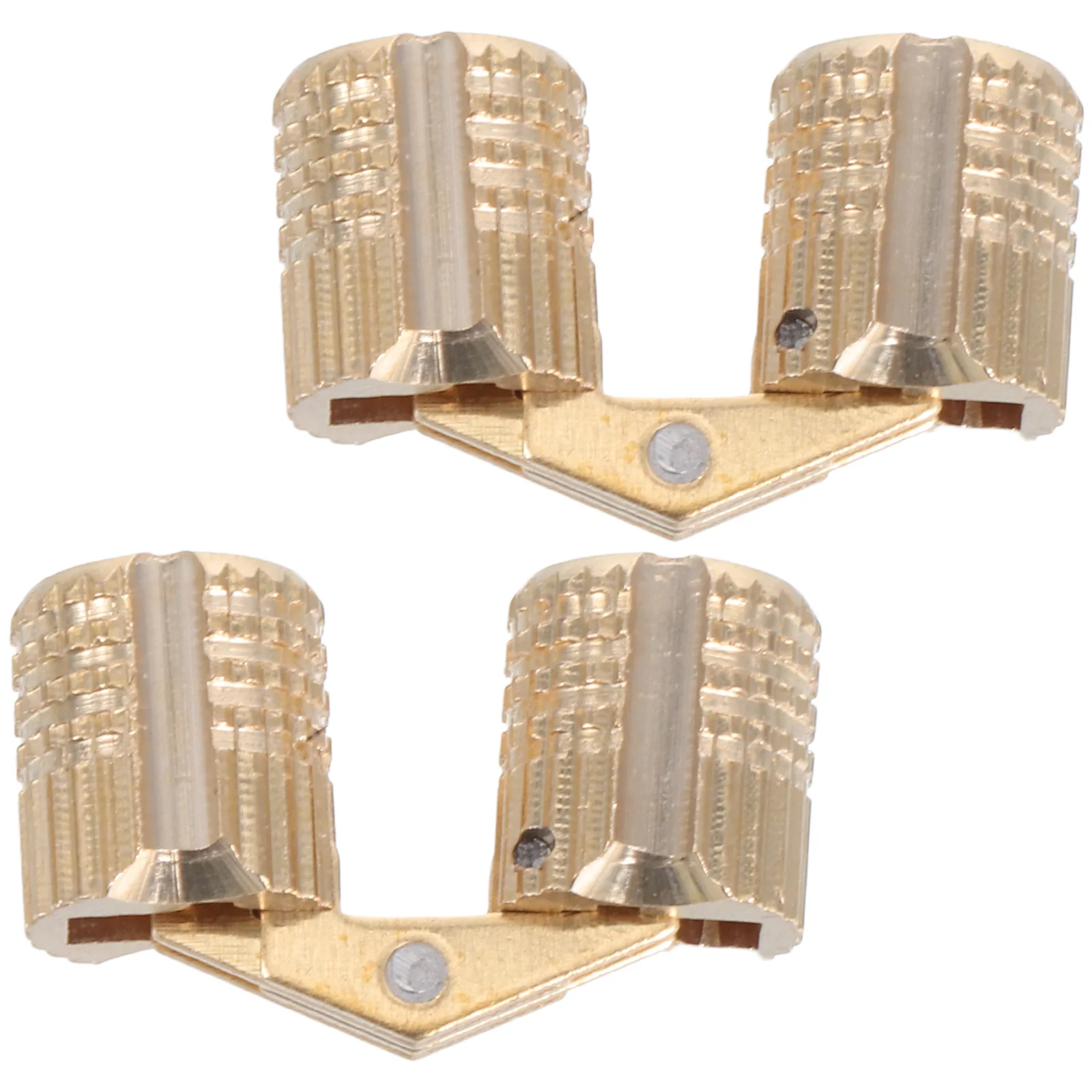 

2pcs Hidden Brass Barrel For Cabinet Doors Jewelry Boxes 180 Degree Opening Concealed Hinges Seamless Durable Furniture Hardware