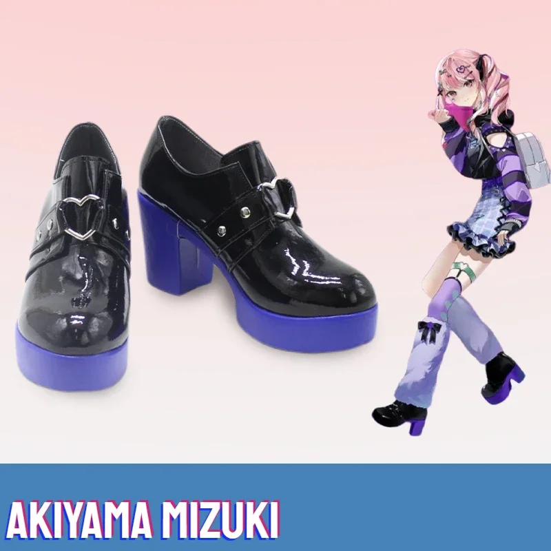 

Akiyama Mizuki Cosplay Shoes Project Sekai Akiyama Mizuki Dark Decora Girl Cosplay Shoes Unisex Role play Any Size shoes CoCos