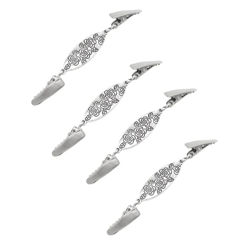 

2Pcs Vintage Sweater Clips Scarf Buckles Elegant Zinc Alloy Clothing Accessories for Dresses Collars Shawls Jackets