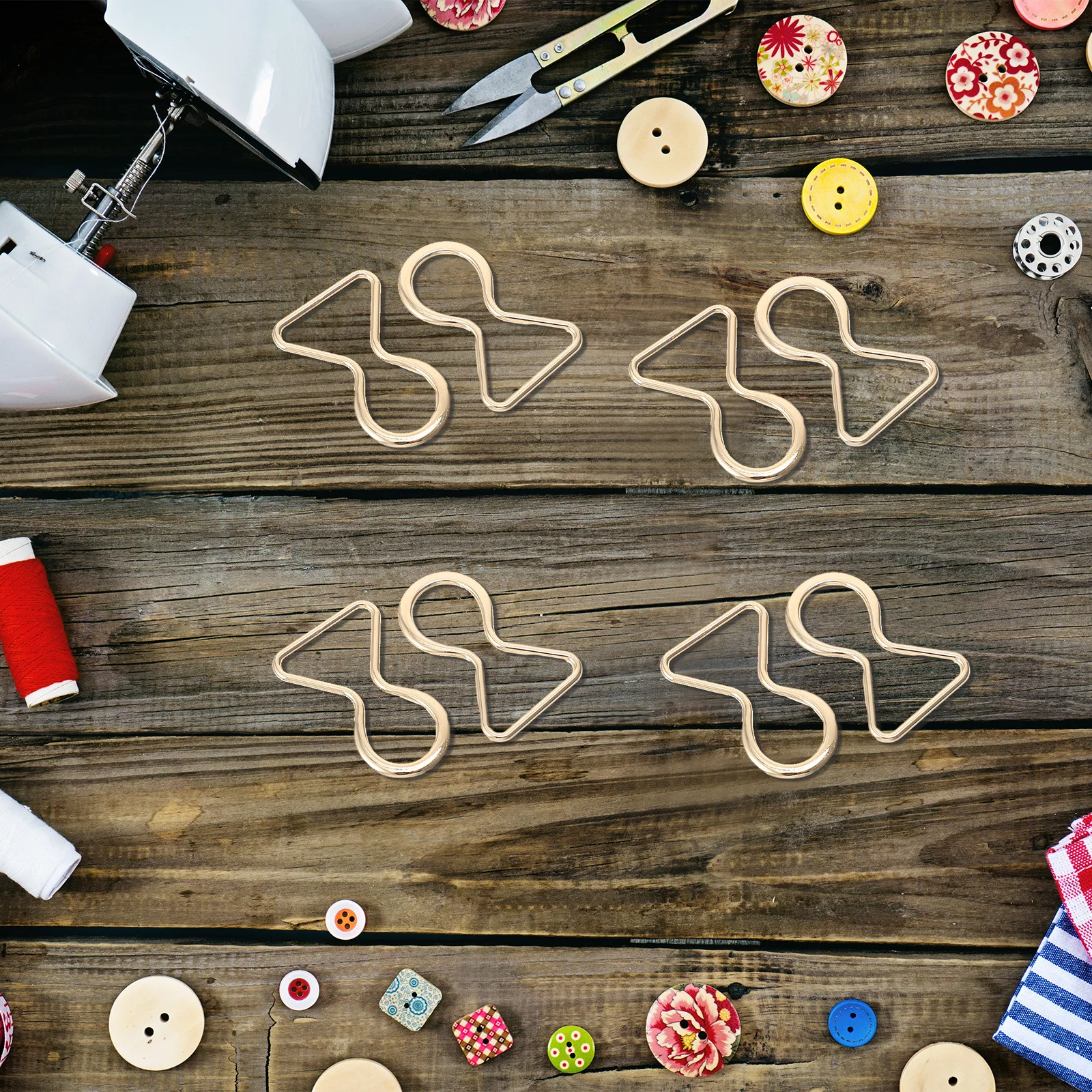 حزام الخصر أبازيم سبيكة Diy بها بنفسك فستان موصل للملابس والاكسسوارات معطف الشتاء مشبك الخياطة الحرفية أداة الحرف اليدوية #4