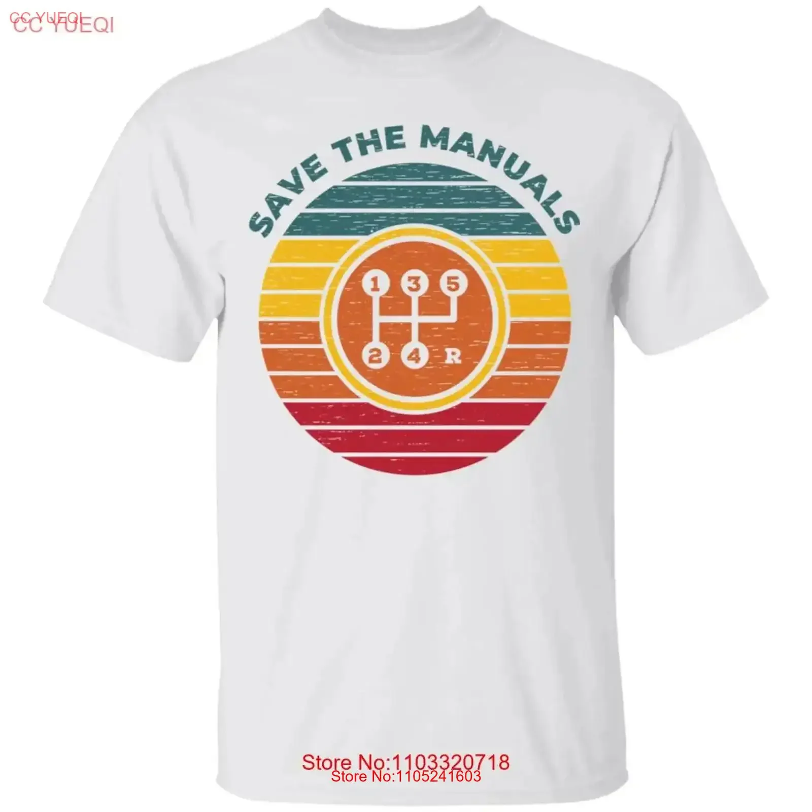 Save the Manuals Stick Shift 5 Speed T Shirt vintage Washed Top For Everyday Wear Slightly homme Comfortable fashion streetwear