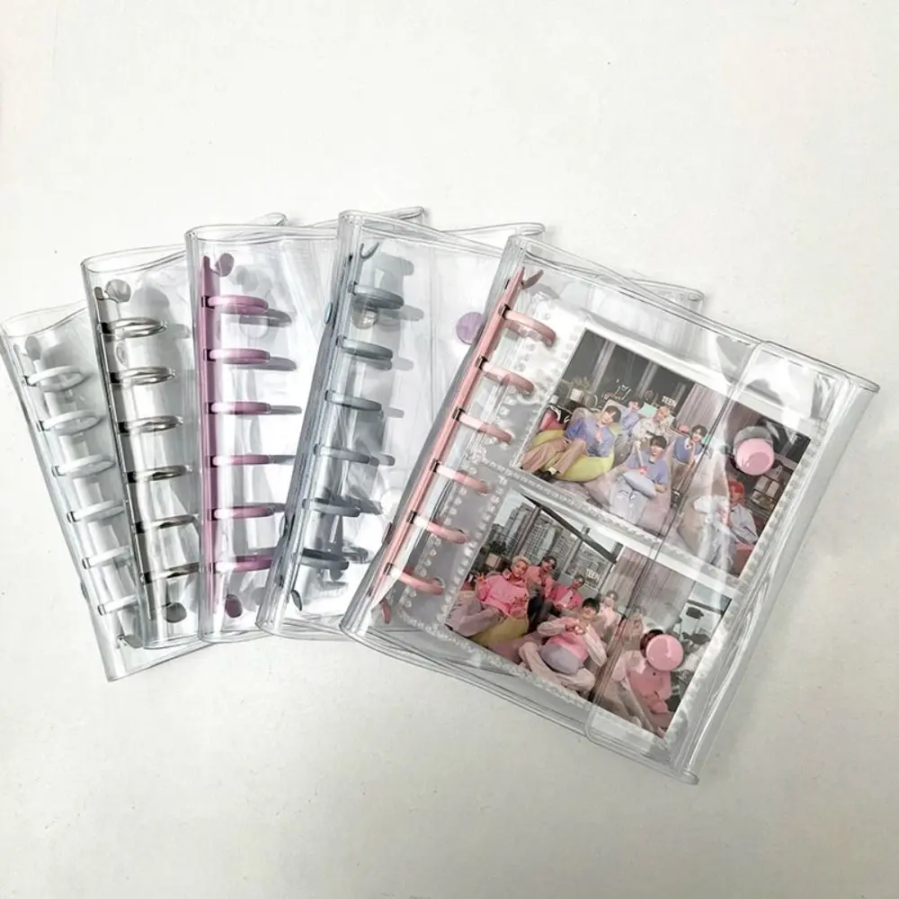 A7 Photo Album Cover Inner Page Kpop Idol Photocards Binder Transparent Collect Book Picture Binding Cover Photocard Holder