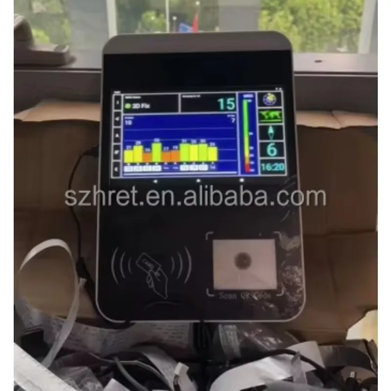 Made In China Bus Ticket Validator WithSmart Card Reader QR Barcode Scanner 4G LTE Battery Camera