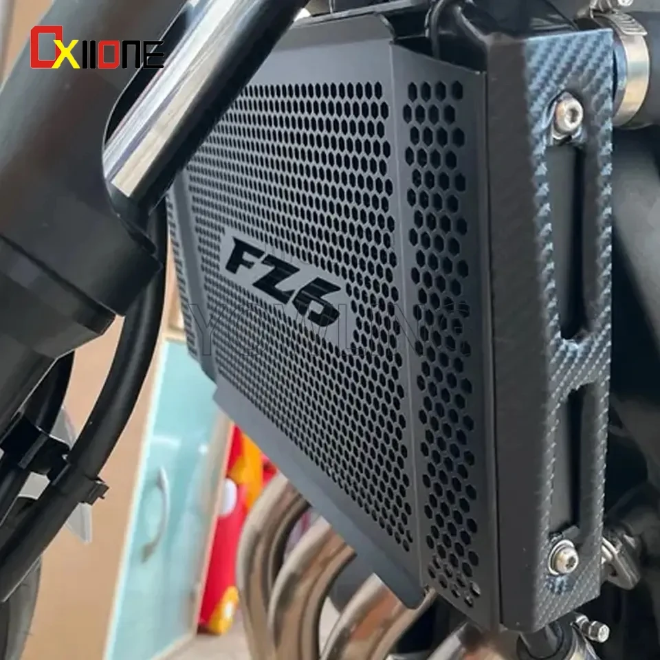 

For Yamaha FZ6 FZ 6 FAZER FZ-6 2004 2005 2006 Motorcycle Radiator Grille Guard Protector Grill Cover Protection fz6 Accessories