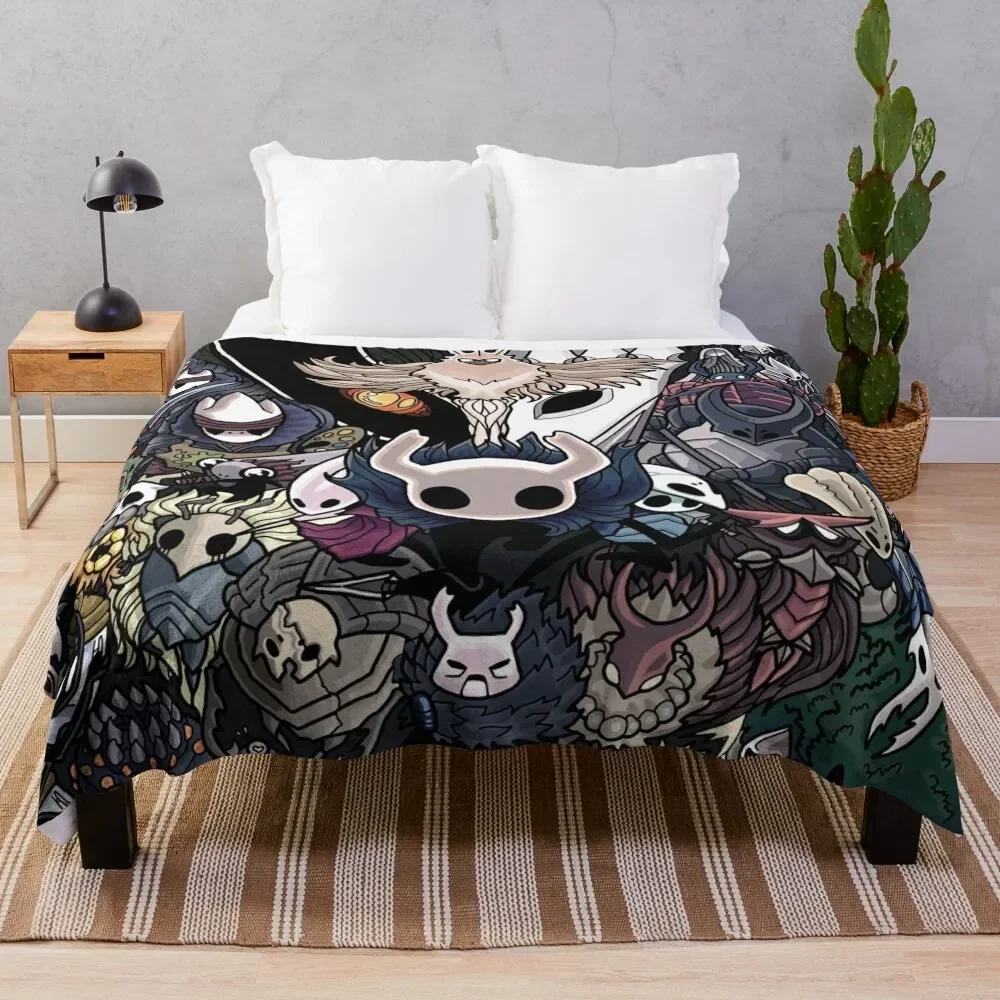 

Hollow Knight Throw Blanket Luxury Brand Furry cosplay anime for sofa Blankets