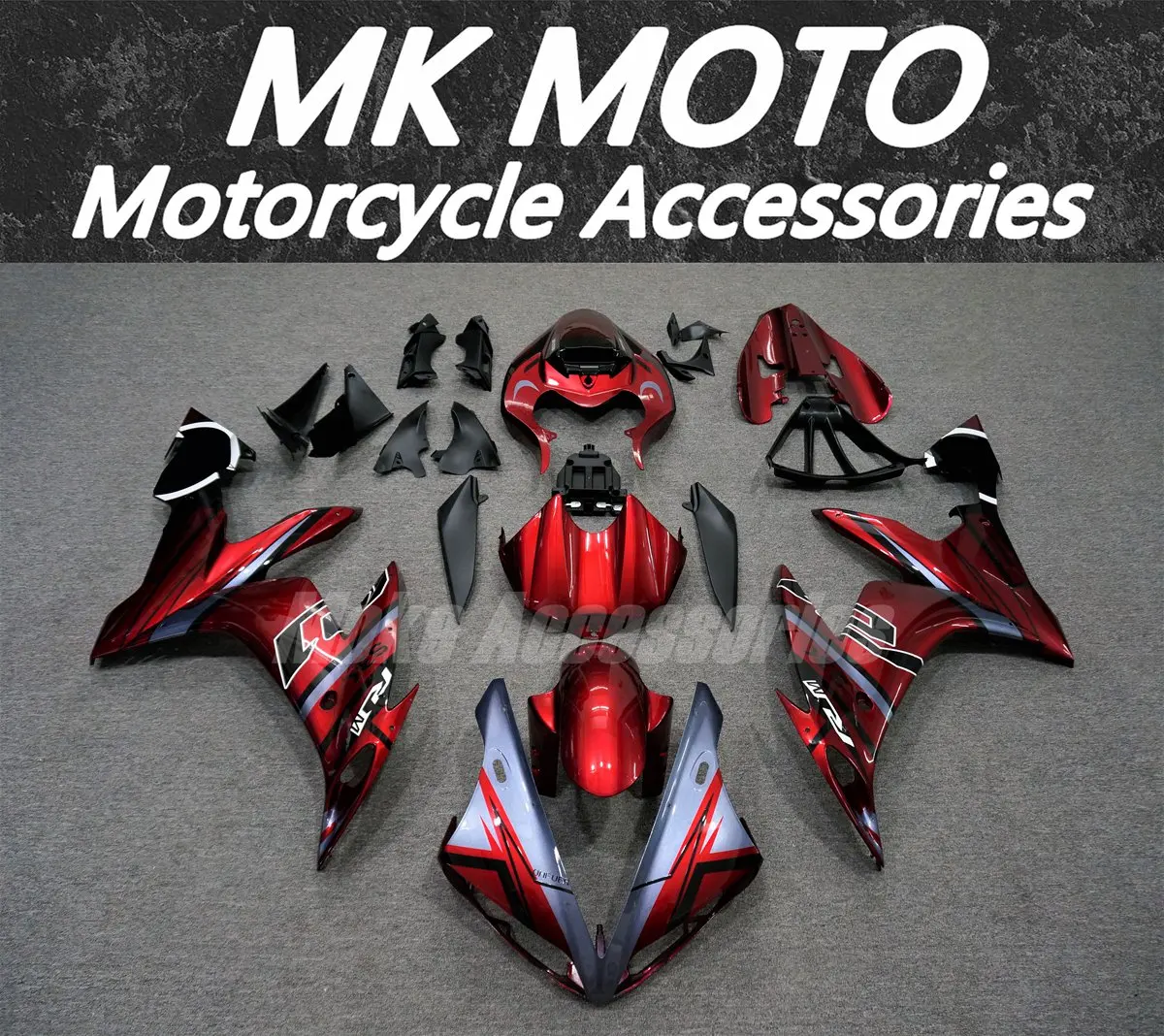 

Moke moto Motorcycle Fairings Kit Fit For Yzf R1 2004 2005 2006 Bodywork Set High Quality Abs Injection Red Black Gray
