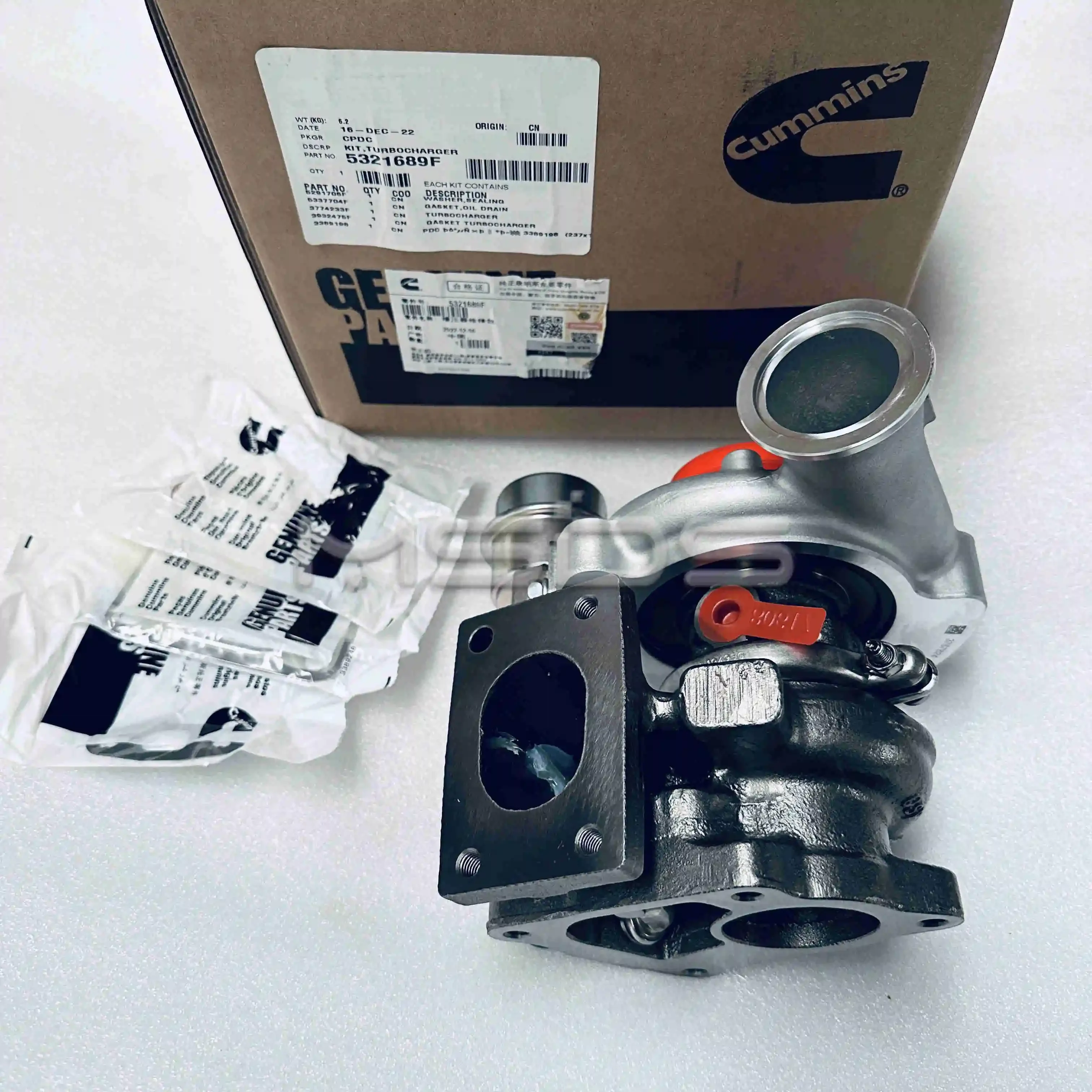 

Popular Hot sell ISGE Cummins Engine Parts Turbocharger 5321689 3774233