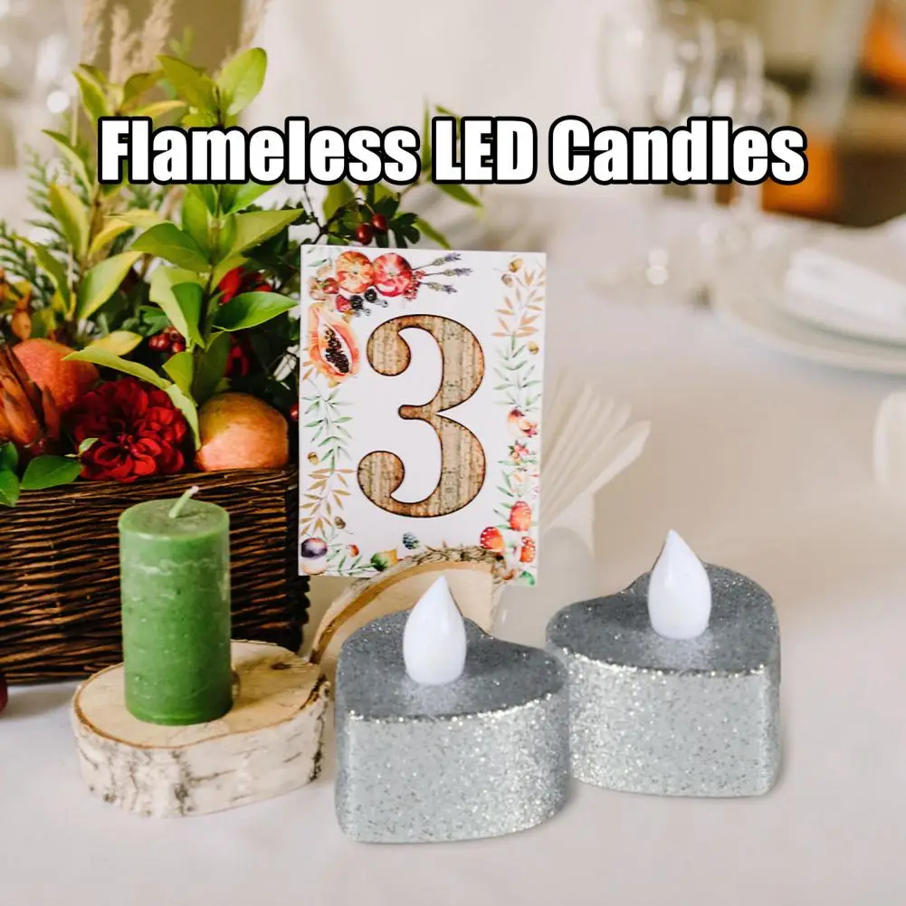 Flameless LED Tea Light Candles, Realistic Flickering Wicks, Bateria, Decoração do lar