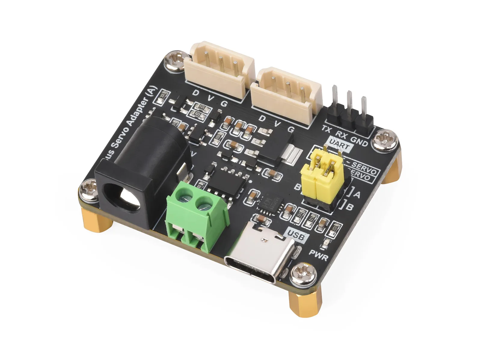 

Serial Bus Servo Driver Board, Integrates Servo Power Supply And Control Circuit, Applicable for ST/SC Series Serial Bus Servos