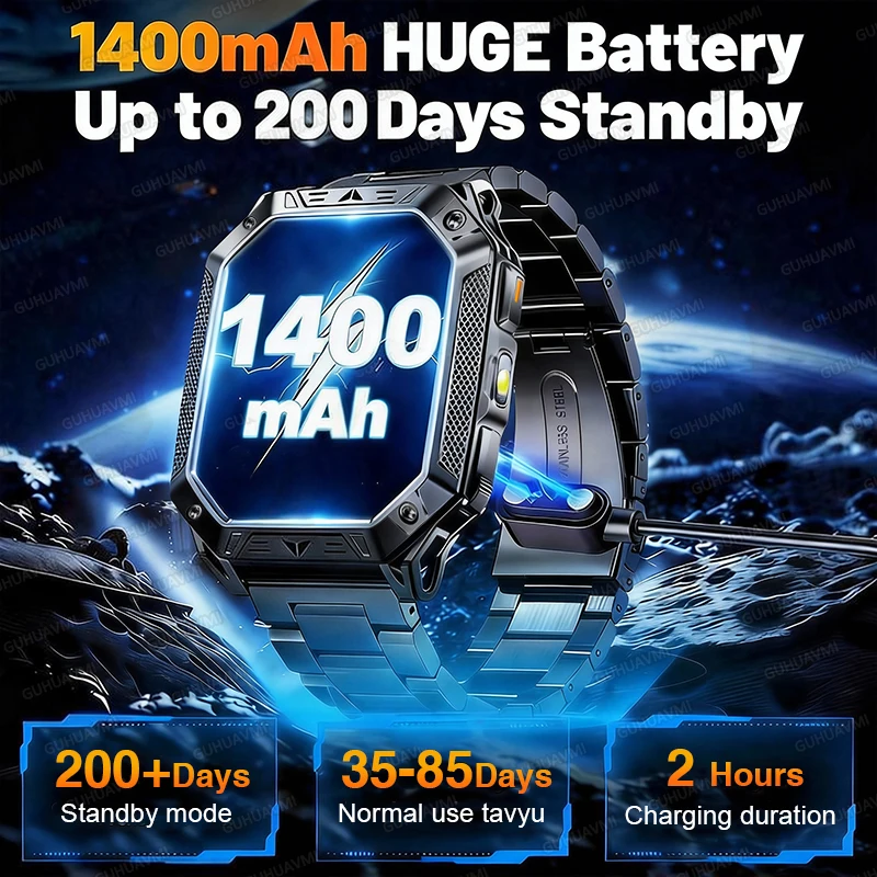 New Men Outdoor Sports Smart Watch 2.01