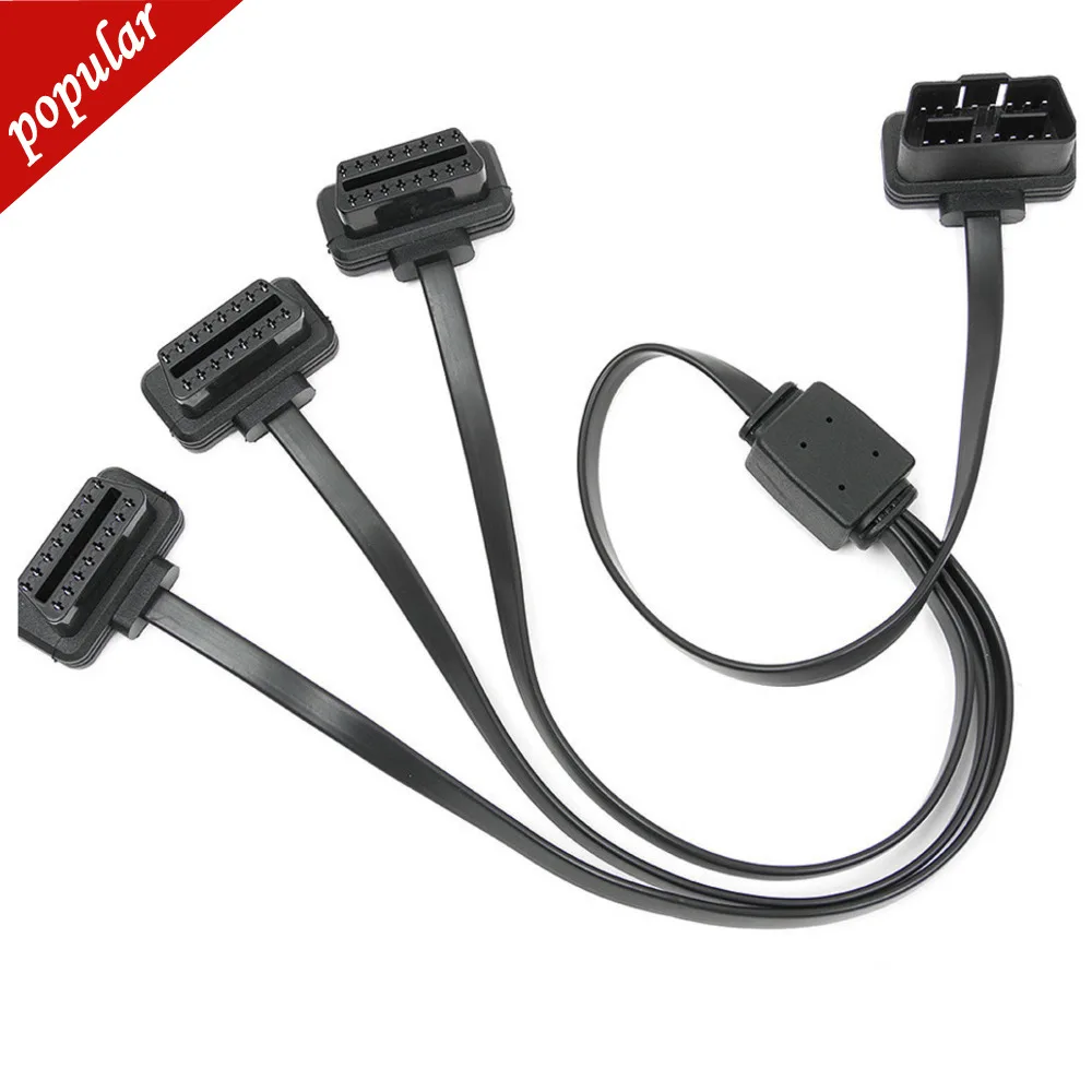 

Obd 2 Splitter Extension 1 To 3 Y Cable Male Three Port To Female For Diagnostic Adapter Obd2 Car Tools Auto Accessories