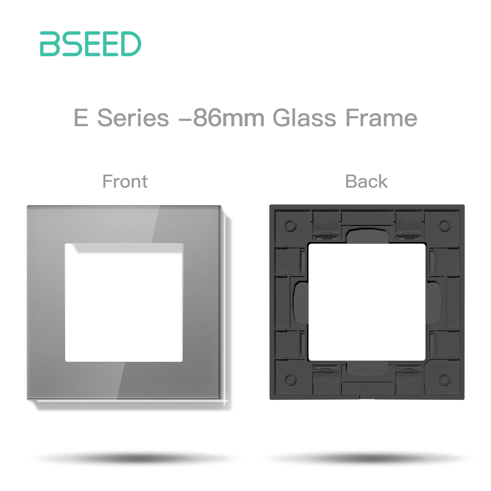 BSEED Zigbee Gordijn/Dimmer/Roller Click Switch Modules Smart Switch Onderdelen Glazen Frame DIY Combinatie Shutter Switch E-serie - afbeelding 1
