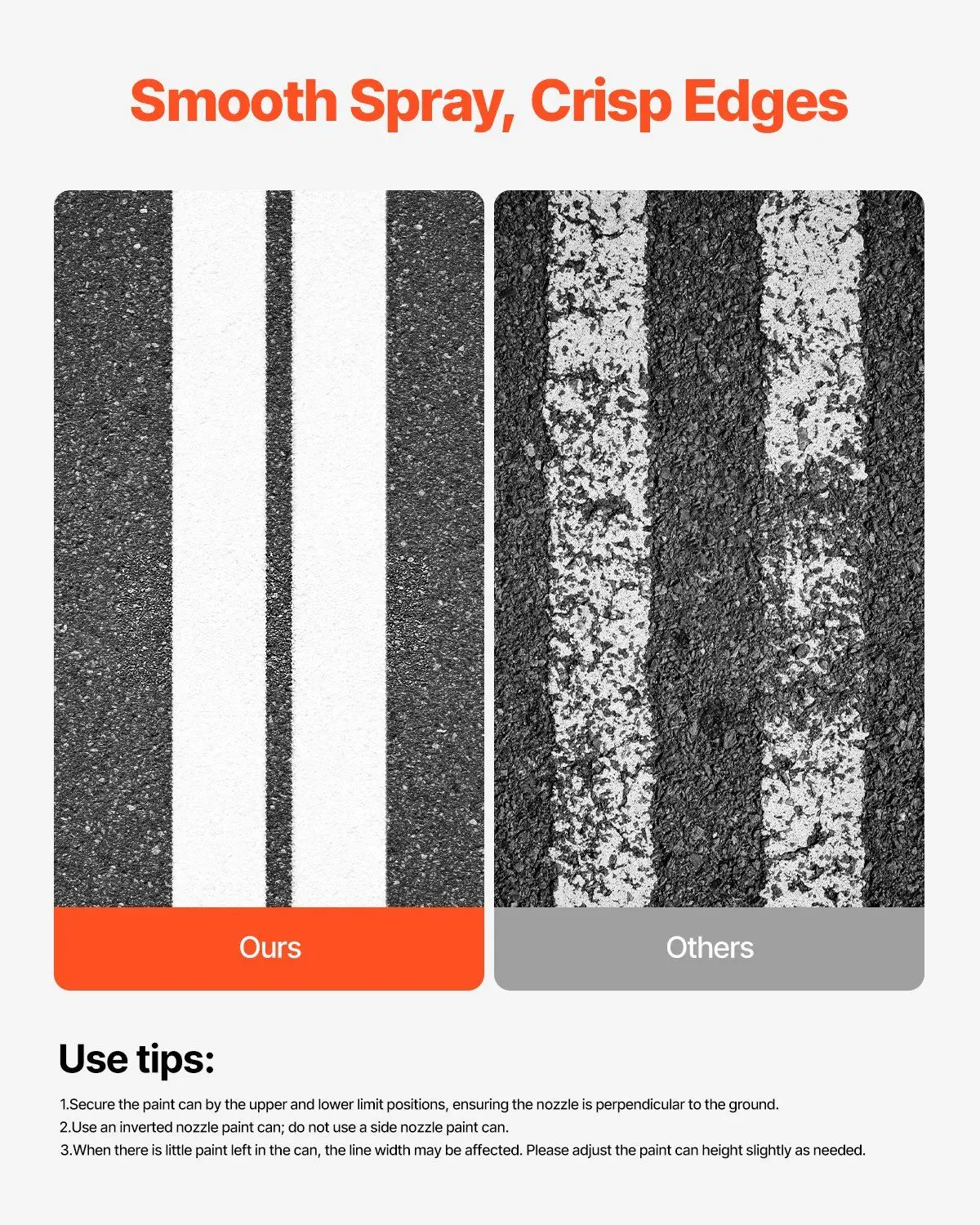 Striping Line Marking Machine 24 x 13 x 35.4 in 4-Wheel Striping Machine Black