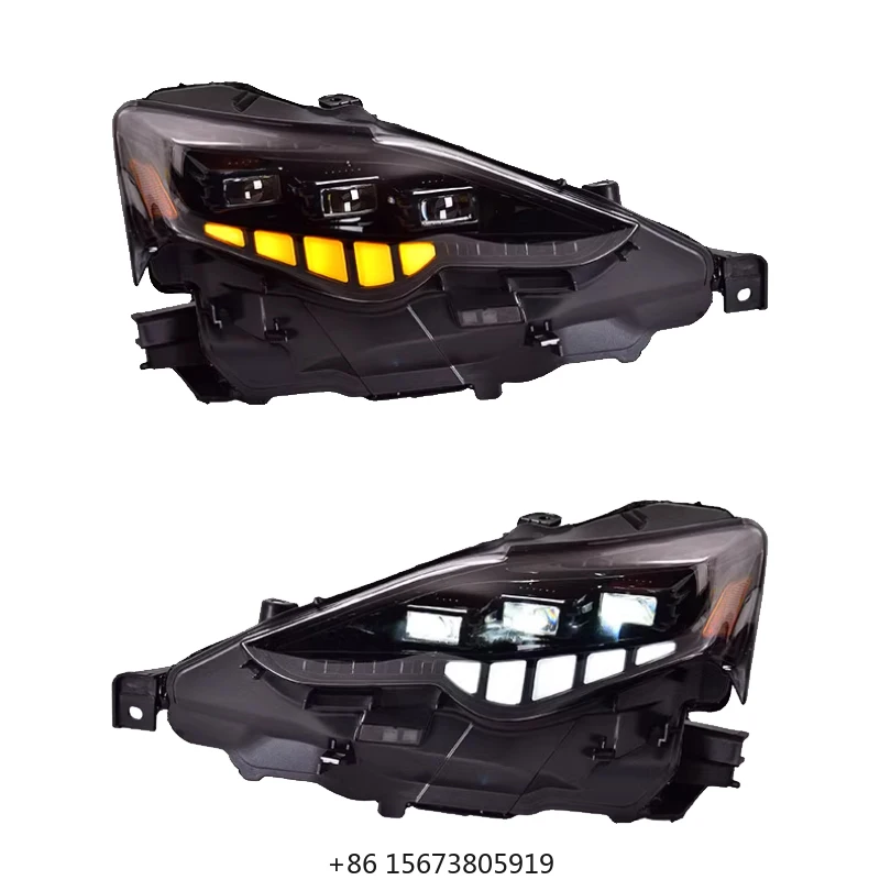 

Новые полностью светодиодные передние фары для IS350 IS250 2013-2016, 12В, с последовательным включением, автомобильные аксессуары