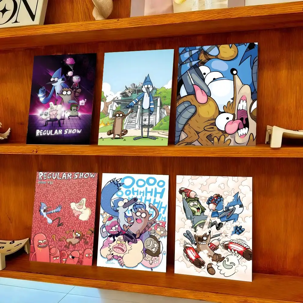 R-Regular Cartoon Show Poster HD Art Sticky Wall Waterproof Home Bedroom Bar Aesthetic Decoration Perfect Room Decor
